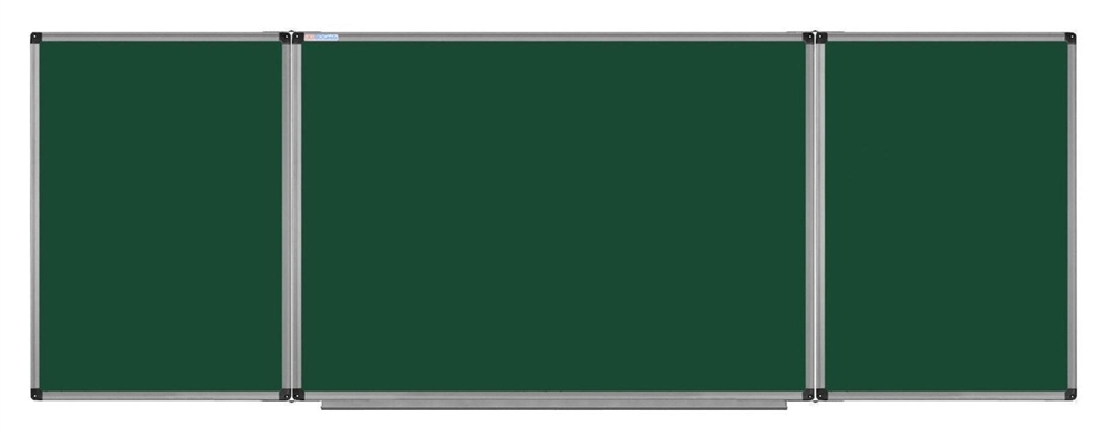 Крейдяна дошка магнітна 100х300 см., під крейду 5 робочих поверхонь UkrBoards UB100x300G